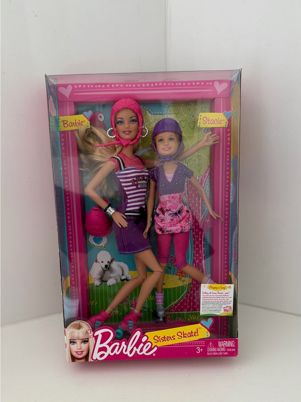 Barbie and Stacie sisters skate